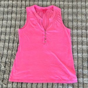 Lilly Pulitzer Hot Pink Tank Top